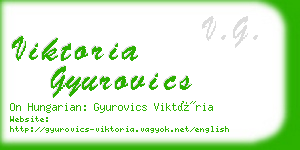 viktoria gyurovics business card